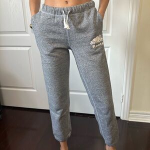 Roots kids organic original grey sweatpants (size 12)